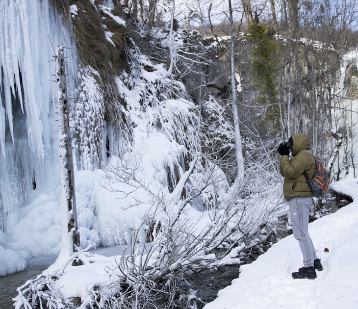 ZAGREB, CROATIA - JANUARY 08, 2017. - Tourist taking photo of frozen Plitvice lakes national park. ; Shutterstock ID 551122033; GL: 65050; netsuite: Lonely Planet Online Editorial; full: Croatia on a budget; name: Brian Healy
551122033
adventure, attraction, camera, cold, croatian national park, degrees, europe, famous, freeze, hike, hiking, ice, january, lake, landscape, man, minus, national, national park, nature, outdoor, park, path, photo, photographer, photography, plitvice, plitvice lakes, plitvicka jezera, recreation, season, snow, taking photo, tourist, touristic, trail, travel, traveler, tree, trekking, trip, water, waterfall, white, winter