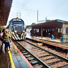 Divisadero, Chihuahua Mexico, february 14 2023, train station in divisadero, areponamichic, and copper canyon chihuahua, people waiting for train chepe in cloudy day   License Type: media  Download Time: 2023-05-19T08:17:46.000Z  User:   Is Editorial: Yes  purchase_order:   