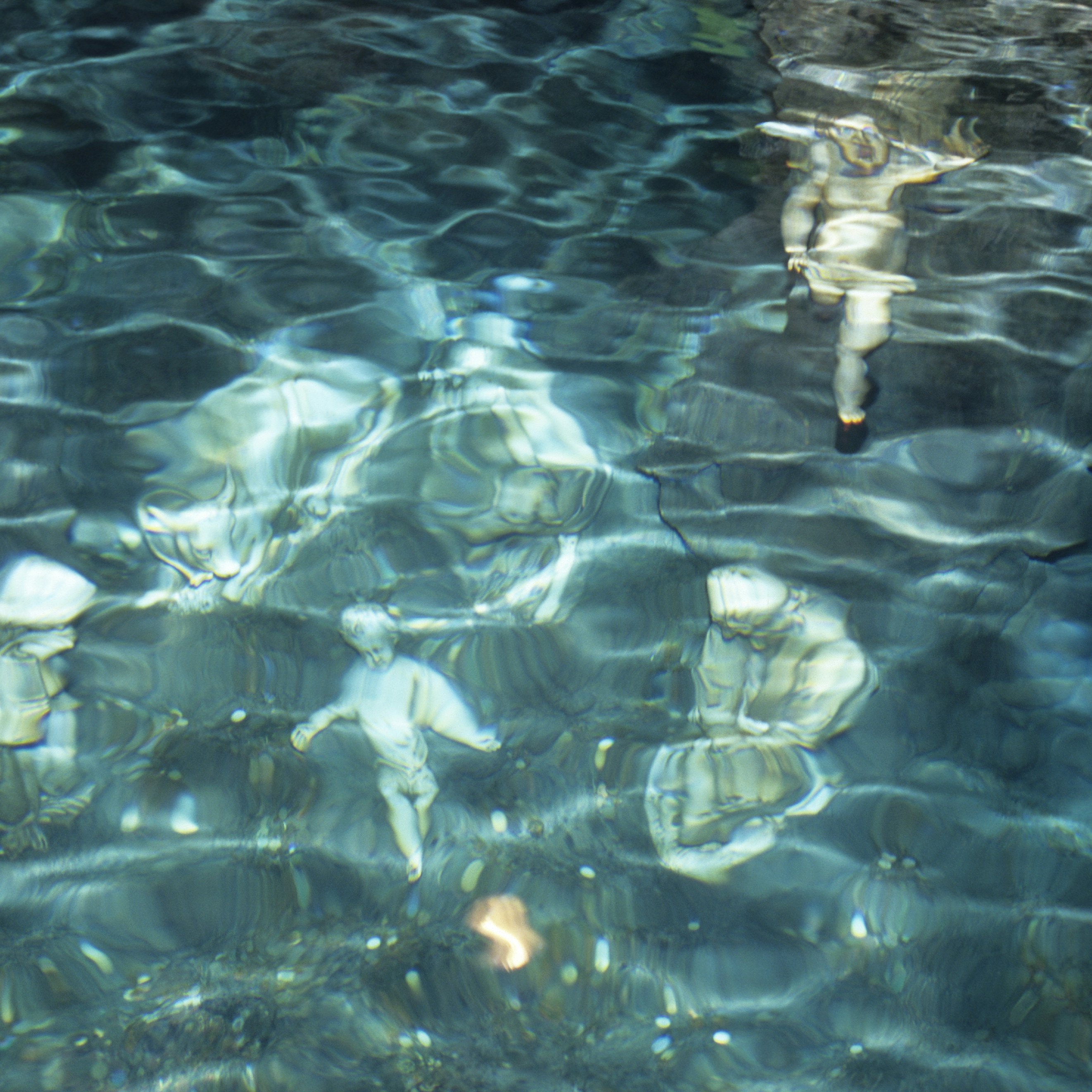 Emerald Grotto Sculptures, underwater biblical display.
