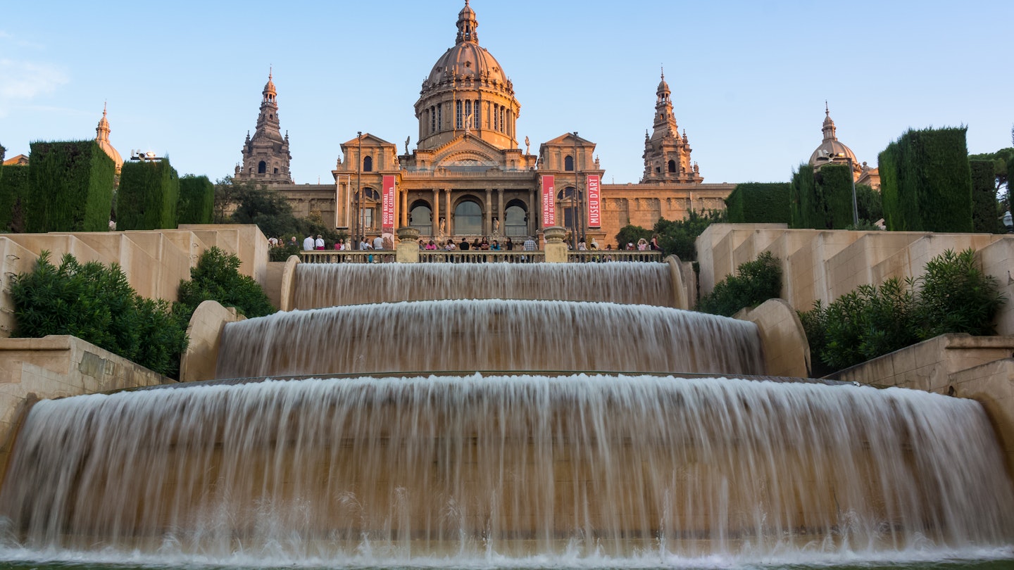 Museu Nacional d'Art de Catalunya with fountain in front, Barcelona, Catalonia, Spain
Barcelona, Montjuïc, Spain, architecture, dome, historic, museum, art, building, sunset, waterfall, Catalunya, fountain, Museu Nacional D' Art De Catalunya