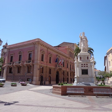 Oristano Piazza Eleonora, Sardinia Italy