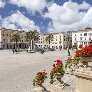 Italy, Sardinia, Sassari, Piazza Italia