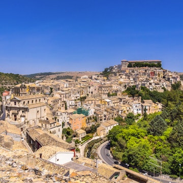 Italy, Sicily, Val di Noto, view over Ragusa Ibla