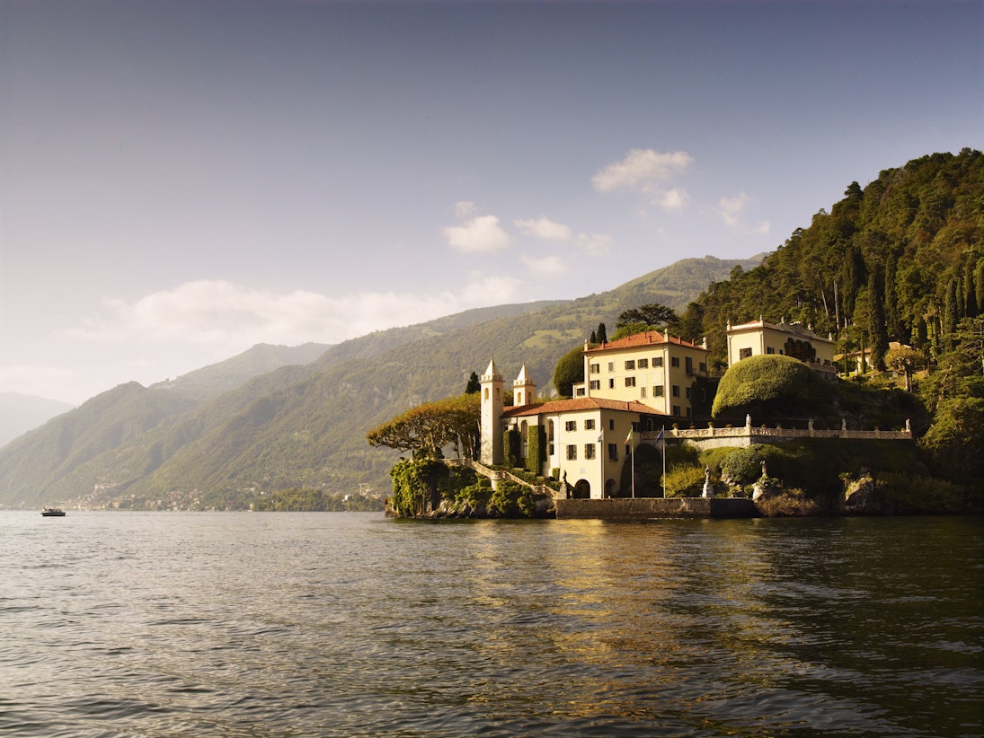 Villa del Balbianello, on shores of Lake Como.