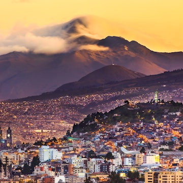 Sunset in Quito, Ecuador