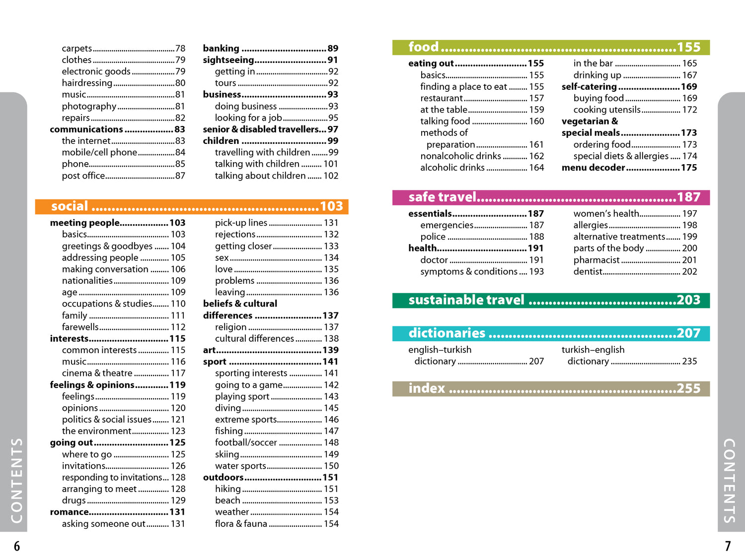Turkish Phrasebook & Dictionary - Book