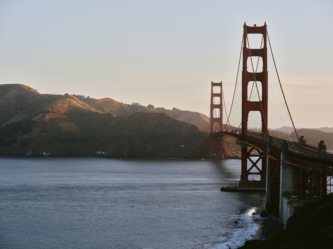 Golden Gate Bridge via Presidio. San Francisco, California. May 2025.