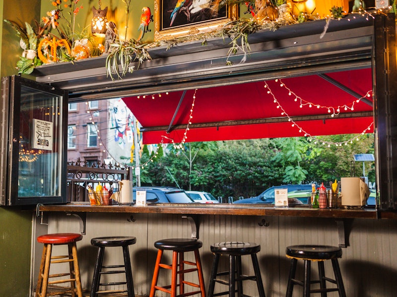 Views of Bed-Stuy from Captain Dan's