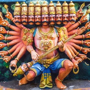 statue of Hindu guardian spirit