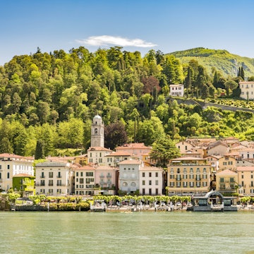 Bellagio is a comune (municipality) in the Province of Como in the Italian region of Lombardy. It is located on Lake Como. The arms of the lake form an inverted Y. The triangular land mass at the base of the inverted Y is the Larian Triangle. The Como arm of the lake lies to its south west, the Lecco arm of the lake to its south east. At the northern point of the triangle sits Bellagio, looking across to the northern arm of the lake and, behind it, the Alps. It has always been famous for its location.