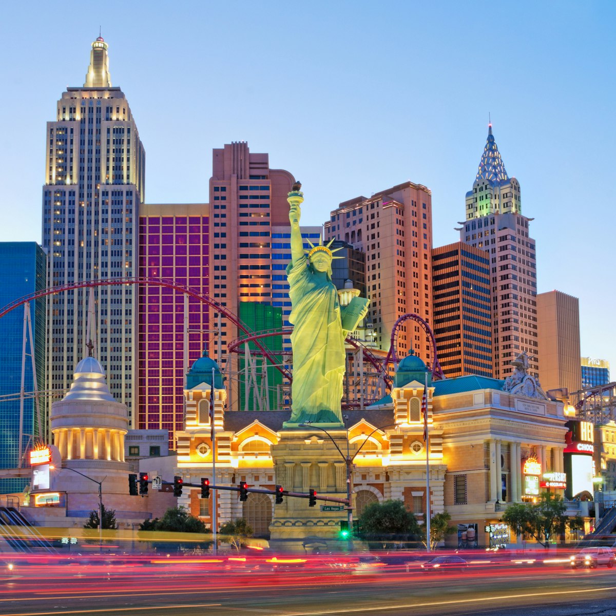 New York-New York hotel casino and replica of the Statue of Liberty located on the Las Vegas Strip in Las Vegas, Nevada.
Las Vegas, USA - May 28, 2017: New York-New York hotel casino and replica of the Statue of Liberty located on the Las Vegas Strip in Las Vegas, Nevada.
914442300
las, strip, evening, rush, landmark, york, skyline, nv
