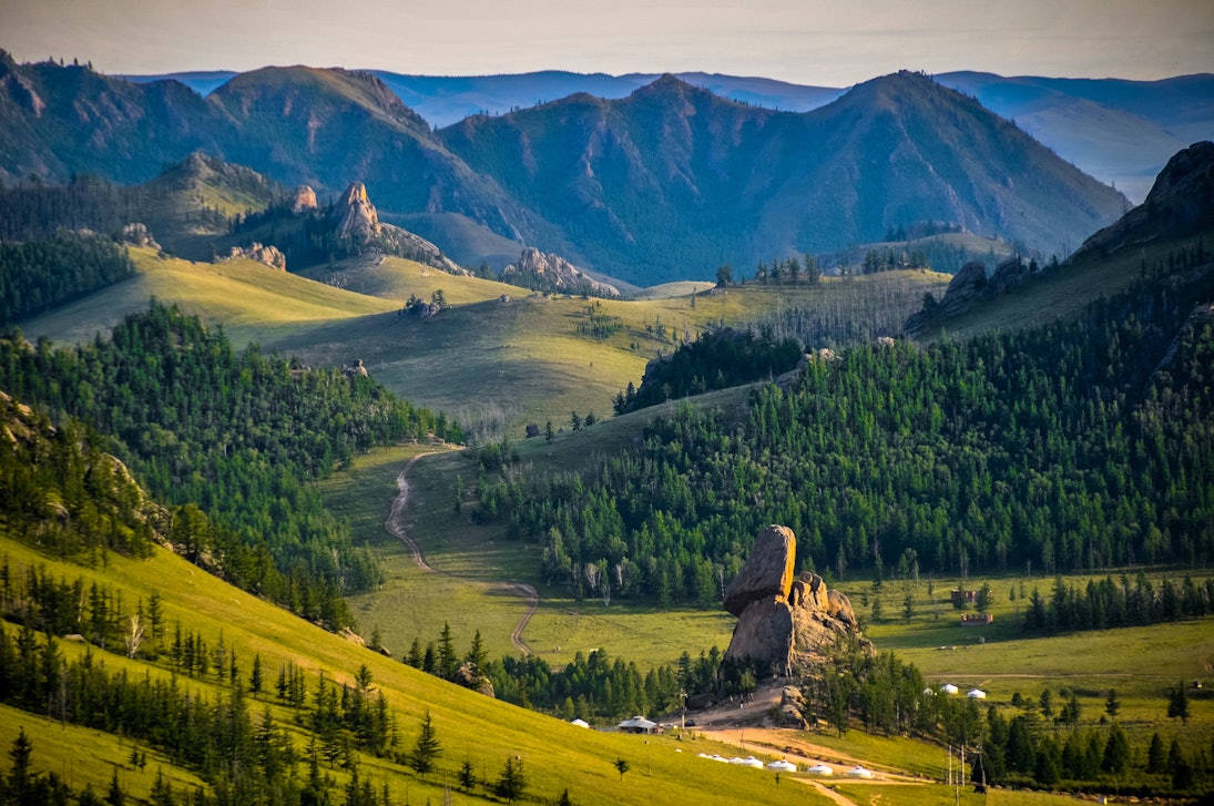 The Turtle Rock at Terelj National Park in Mongolia.
Beauty; Beauty In Nature; Capital Cities; Color Image; Day; Environmental Conservation; Gorkhi-terelj National Park; Green Color; Hill; Horizontal; Independent Mongolia; Landscape; Mountain; Mountain Range; Mountain Road; National Landmark; Nature; No People; Outdoors; Park - Man Made Space; Photography; Plant; Rock - Object; Scenics; Sky; Sunset; Tranquil Scene; Travel Destinations; Tree; Turtle; Turtle Rock; Ulan Bator;