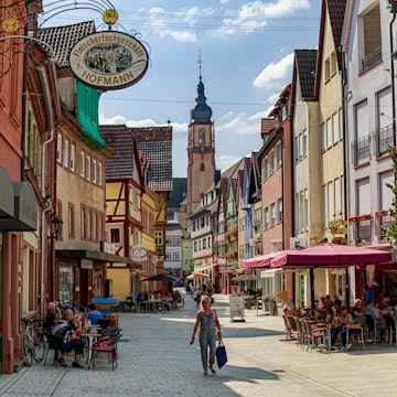 Main street in Tauberbischofsheim, Bavaria, Germany. Richi McWallace/Shutterstock