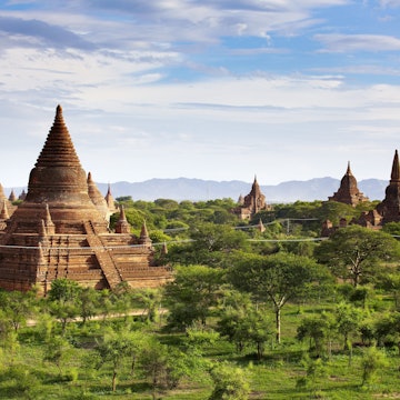 Buddhist pagodas.