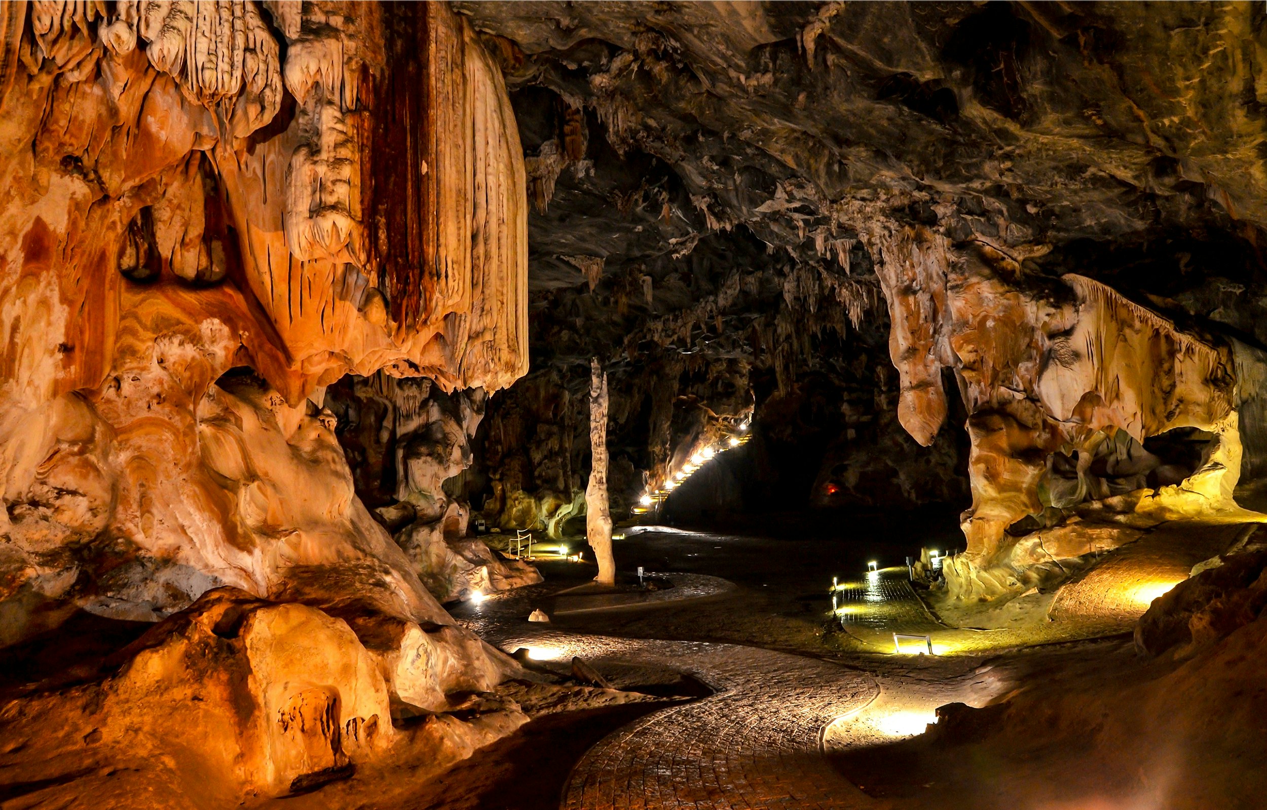 In Mammoth cave National park.