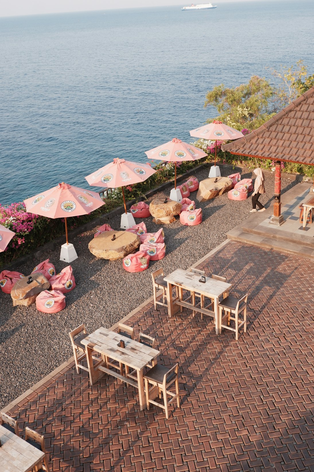 Sunset Point café, Amed Beach, Bali, Indonesia. RSL_89/Shutterstock