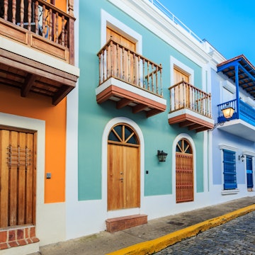Street in old San Juan, Puerto Rico.
