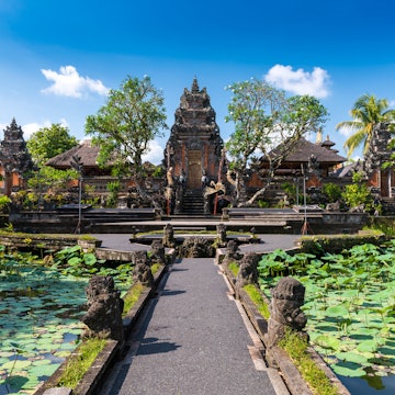 Pura Taman Saraswati Temple in Ubud.
