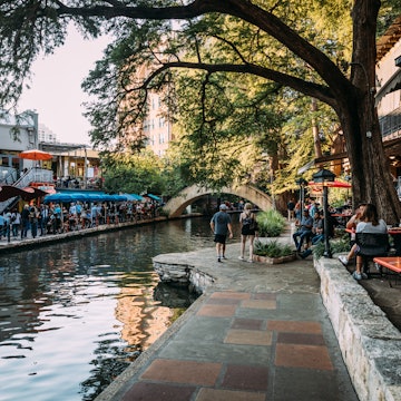 The San Antonio riverwalk